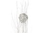Giftdecor Ramillete 3 Bolas Plateado Metálico 13 cm x 100 cm x 9 cm (Set de 24)