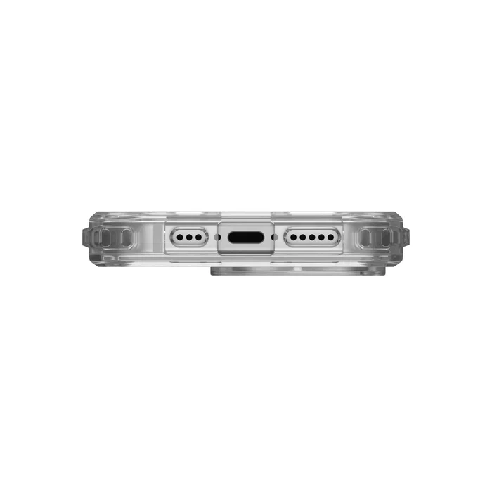 Urban Armor Gear Funda Plyo para Apple iPhone 16 Pro (6.3") - Plata Transparente - TPU con Protección Anti-caídas y Compatible con MagSafe