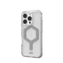 Urban Armor Gear Funda Plyo para Apple iPhone 16 Pro (6.3") - Plata Transparente - TPU con Protección Anti-caídas y Compatible con MagSafe