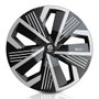 Sparco Nagoya Tapacubos Bicolor 15 pulg Negro / Plata (4 piezas)
