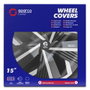Sparco Nagoya Tapacubos Bicolor 15 pulg Negro / Plata (4 piezas)