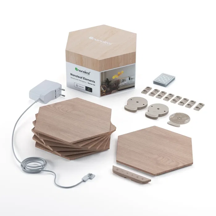 Nanoleaf Elements Hexagons Starter Kit 7PK Blanco Nanoleaf Elements Hexagons Starter Kit 7PK Blanco