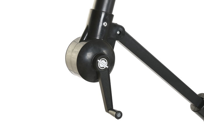 DKD Home Decor Parasol de Jardín y Terraza Marfil 350 x 250 x 300 cm Giratorio 360 UV 50+ Acero y Poliéster