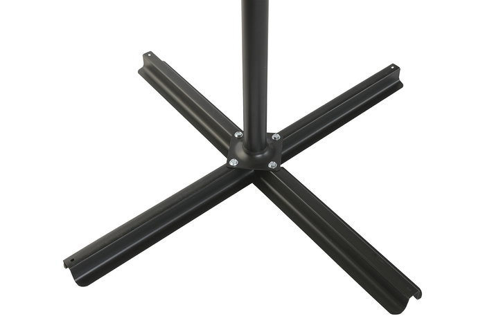 DKD Home Decor Parasol de Jardín y Terraza Marfil 350 x 250 x 300 cm Giratorio 360 UV 50+ Acero y Poliéster