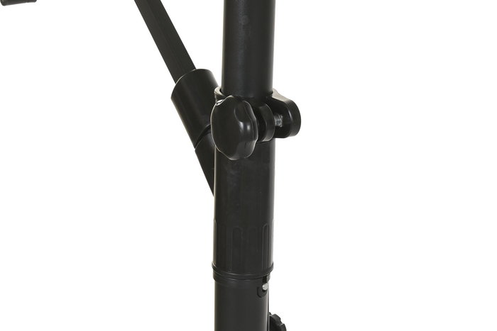 DKD Home Decor Parasol de Jardín y Terraza Marfil 350 x 250 x 300 cm Giratorio 360 UV 50+ Acero y Poliéster