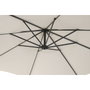 DKD Home Decor Sombrilla de Acero 300x350x250 UV 50+ Giratoria 360 Marfil