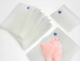 Jocca Bolsa Envasadora de Alimentos al Vacío, Rollo de 3 m de Largo x 28,5 cm de Ancho, Pack de 2 Unidades para Conservación de Comida con Plástico de 2 Capas