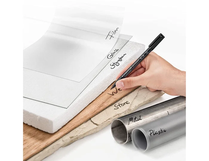 Staedtler Lumocolor Punta Media 6 Colores Permanente