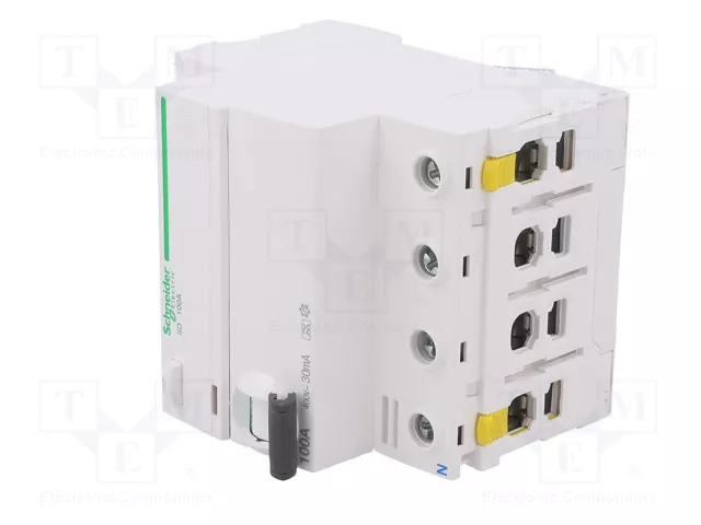 SCHNEIDER ELECTRIC Interruptor diferencial ACTI9 iID 100A 30mA 4 polos SCHNEIDER ELECTRIC Interruptor diferencial ACTI9 iID 100A 30mA 4 polos