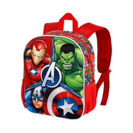 Karaktermania Mochila 3D Massive Los Vengadores 8,5 L Pequeña Preescolar 26x11x31cm
