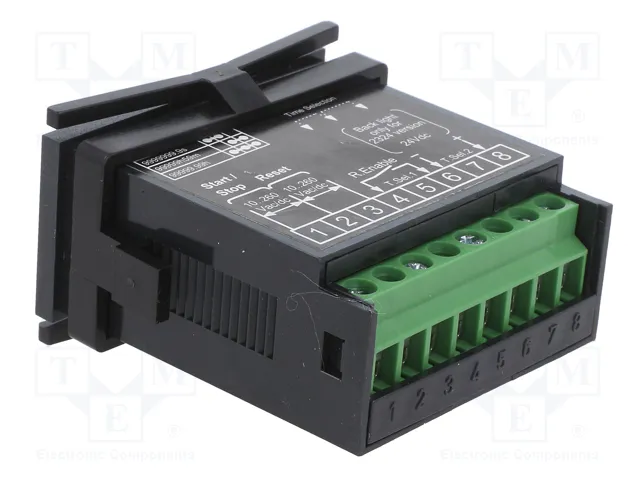 CROUZET CTR24 Contador electrónico de tiempo de trabajo LCD