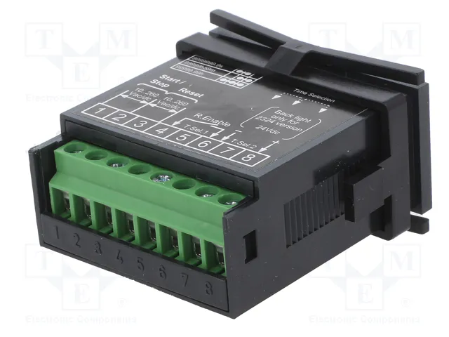 CROUZET CTR24 Contador electrónico de tiempo de trabajo LCD