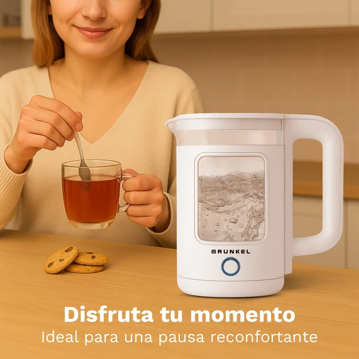 Grunkel Hervidor de Agua HV-18CWPBL 1,8L Blanco Grunkel Hervidor de Agua HV-18CWPBL 1,8L Blanco