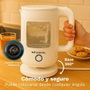 Grunkel Hervidor de Agua HV-18CWPBL 1500W Capacidad 1.8L