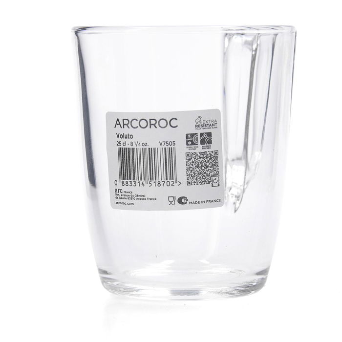 Mug Vidrio Voluto Arcoroc 25 cL