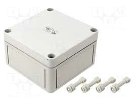 SPELSBERG TK PC 1111-7-O Carcasa Universal de Policarbonato Gris