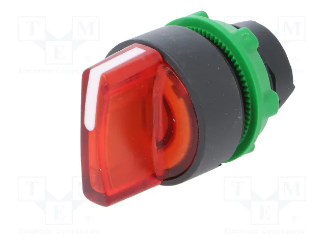SCHNEIDER ELECTRIC Interruptor Rotativo Harmony XB5 22mm Rojo LED SCHNEIDER ELECTRIC Interruptor Rotativo Harmony XB5 22mm Rojo LED