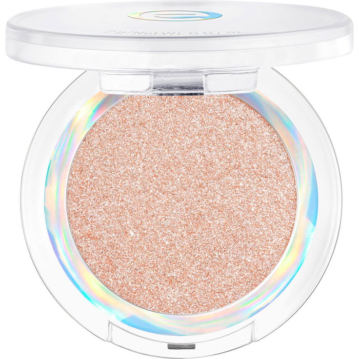 Essence Monocroma Glitter Sombra de Ojos #03 Blushed Stardust en tono plateado, 2 g