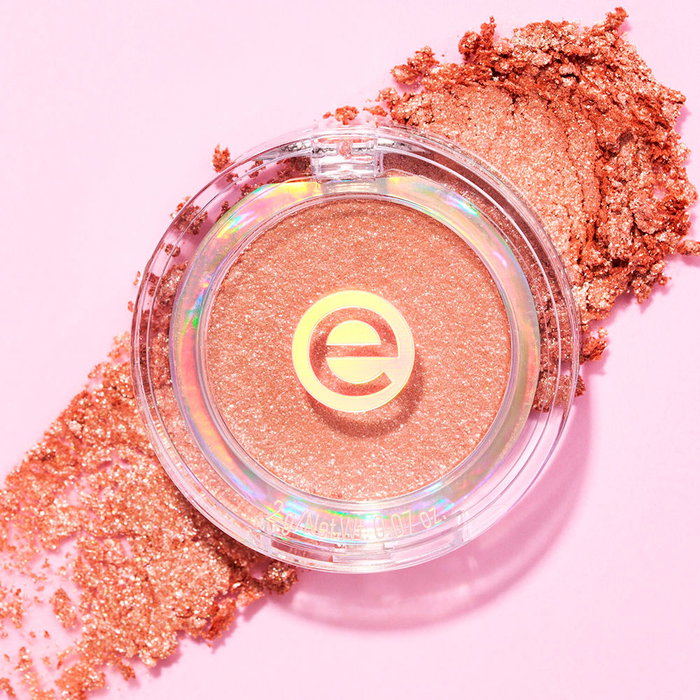 Essence Monocroma Glitter Sombra de Ojos #03 Blushed Stardust en tono plateado, 2 g