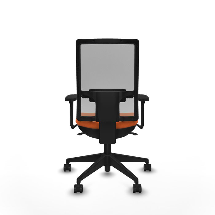 PIQUERAS Y CRESPO Silla de oficina Horna con mecanismo Sincro, Naranja y Gris PIQUERAS Y CRESPO Silla de oficina Horna con mecanismo Sincro, Naranja y Gris