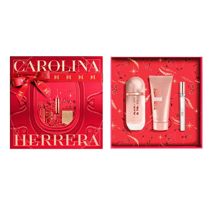 Carolina Herrera 212 VIP ROSÉ Estuche de 3 piezas