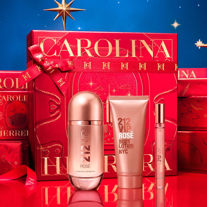 Carolina Herrera 212 VIP ROSÉ Estuche de 3 piezas