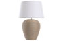 DKD Home Decor Lámpara de Sobremesa Cuerda Dolomita Natural