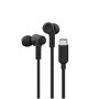 Belkin G3H0002HQBKV2 Auriculares USB-C Negro, Micrófono Integrado, Resistencia al Sudor IPX5, Sonido Signature Sound, Plug and Play