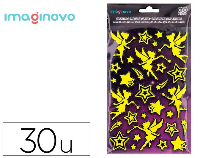 Imaginovo Pegatinas Hadas Luminosas con Relieve 190x105 mm Imaginovo Pegatinas Hadas Luminosas con Relieve 190x105 mm