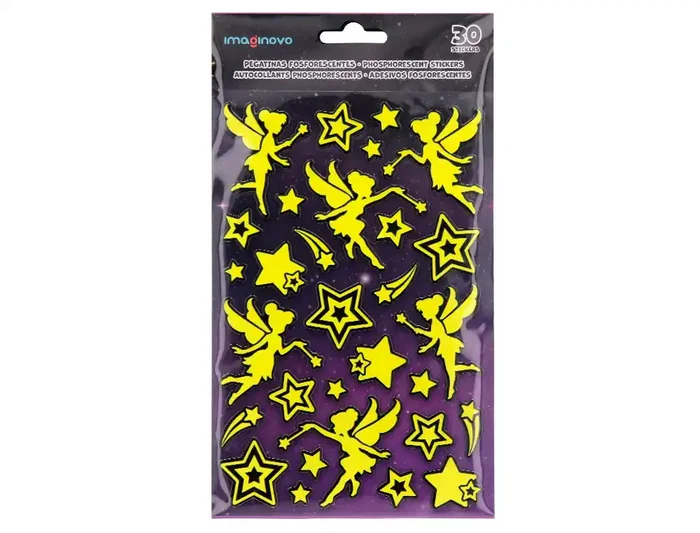 Imaginovo Pegatinas Hadas Luminosas con Relieve 190x105 mm Imaginovo Pegatinas Hadas Luminosas con Relieve 190x105 mm