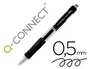 Q-connect Bolígrafo Sigma Retráctil Tinta Gel Negro 0.5 mm