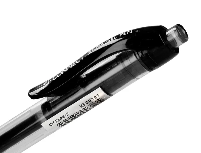 Q-connect Bolígrafo Sigma Retráctil Tinta Gel Negro 0.5 mm