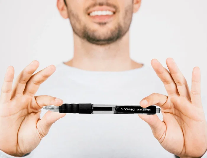 Q-connect Bolígrafo Sigma Retráctil Tinta Gel Negro 0.5 mm
