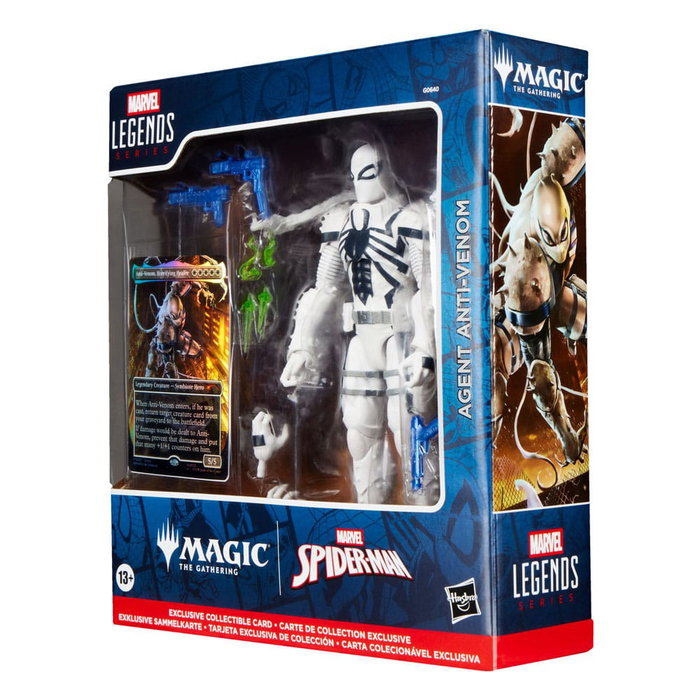 Hasbro Marvel Legends Agent Anti-Venom con carta exclusiva Magic: The Gathering 15 cm