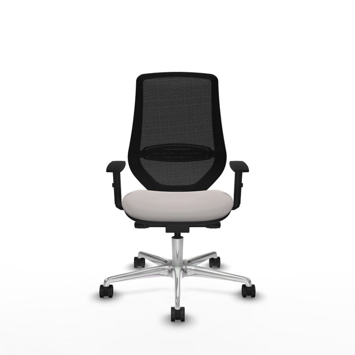 PIQUERAS Y CRESPO Silla de oficina Mardos con Mecanismo Sincro/Traslack Blanco y Negro PIQUERAS Y CRESPO Silla de oficina Mardos con Mecanismo Sincro/Traslack Blanco y Negro