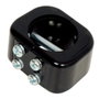 B-Tech Collar de Accesorios Heavy Duty para Postes de 50 mm, Negro