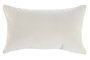 DKD Home Decor Cojín Jacquard PU Blanco con Hebilla