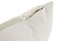 DKD Home Decor Cojín Jacquard PU Blanco con Hebilla