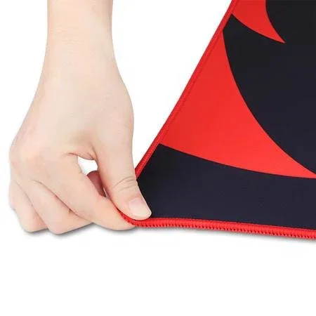 Redragon Kunlun P006A Alfombrilla Gaming Speed XL (88x42 cm) Negra y Roja con Bordes Reforzados - Superficie Tipo Speed y Base Antideslizante