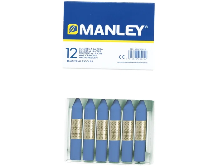Manley Estuche de 12 Ceras Azul Ultramar (18) Manley Estuche de 12 Ceras Azul Ultramar (18)