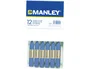 Manley Estuche de 12 Ceras Azul Ultramar (18)