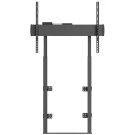 Aisens Soporte Motorizado FWF100E-269 para TV de 55 a 100 Pulgadas, de Suelo y Pared, Inclinable y Giratorio, hasta 120 kg, con Control Remoto, Detección de Choque y Función Memoria