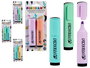 Pincello Set 2 Rotuladores Fluorescentes Surtidos Colores Pastel 8.5x2x19.5 cm (Set de 72)