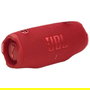 JBL Charge 6 Altavoz Bluetooth Portátil 45W con AI Sound Boost, Auracast, hasta 28h de reproducción, a Prueba de Polvo y Agua, Rojo