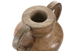 DKD Home Decor Jarrón Balines Marrón 15 x 18 x 18 cm