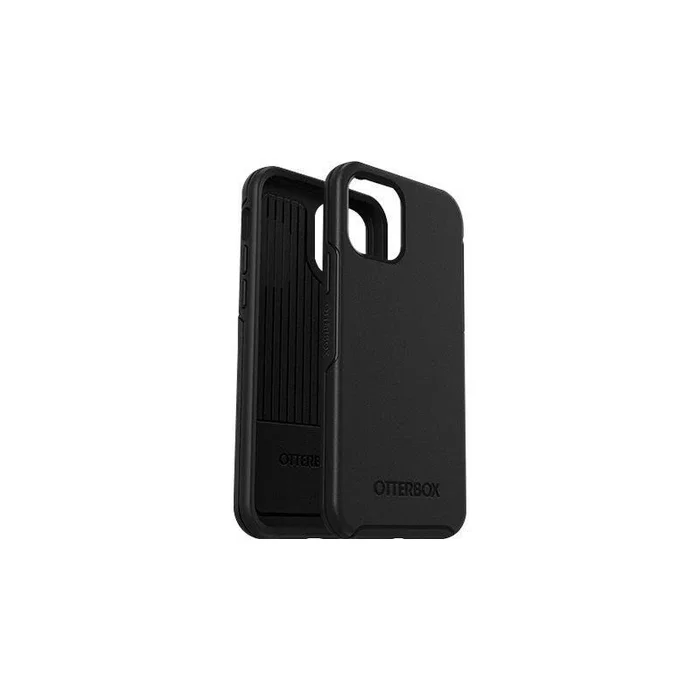OtterBox Funda Symmetry para Apple iPhone 12 y iPhone 12 Pro - Carcasa Trasera Protectora Resistente a Caídas, Antimicrobiana, Color Negro - ProPack