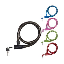 Dunlop Candado de cable antirrobo de 18 mm x 65 cm en colores surtidos