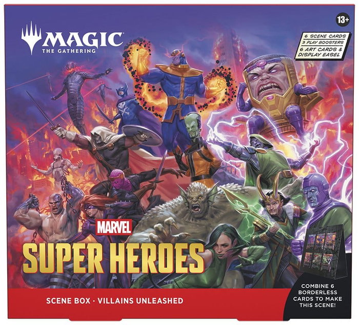 Wizards of the Coast Magic the Gathering Marvel Super Heroes Cajas de escena (4) inglés Wizards of the Coast Magic the Gathering Marvel Super Heroes Cajas de escena (4) inglés