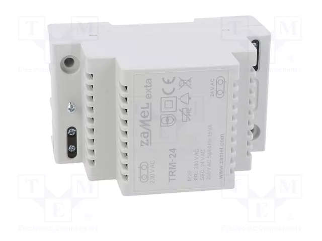 ZAMEL Transformador de red 15VA 230V AC a 24V