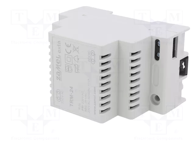 ZAMEL Transformador de red 15VA 230V AC a 24V